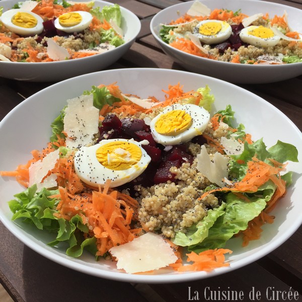 Salade repas de mars - La cuisine de Circée